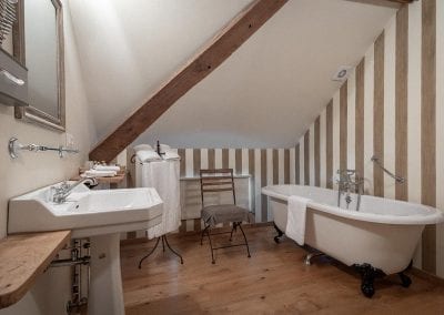 Badkamer Auberge l'Entrecôte in Kluisbergen